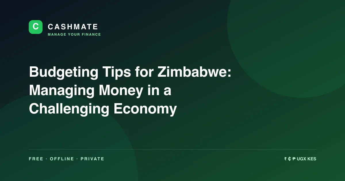 Budgeting Tips for Zimbabwe: Managing Money in a Challenging Economy