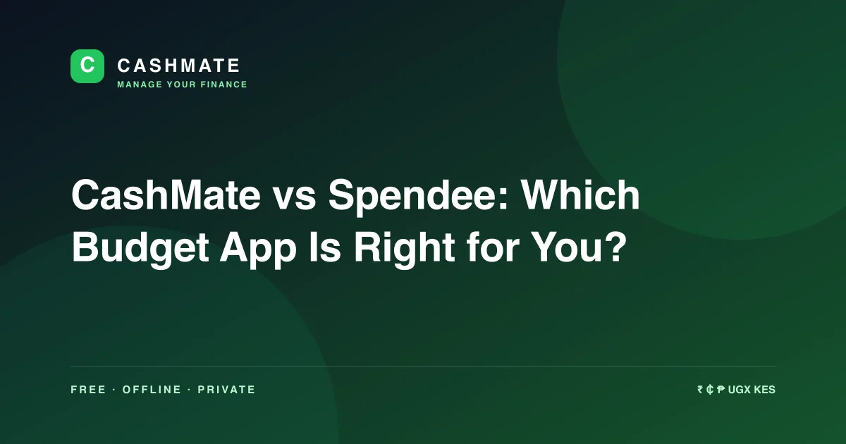 CashMate vs Spendee: Which Budget App Is Right for You?